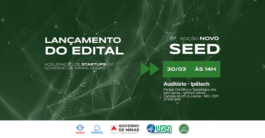Lançamento da Chamada FAPEMIG Sede 03/2026 - Novo SEED